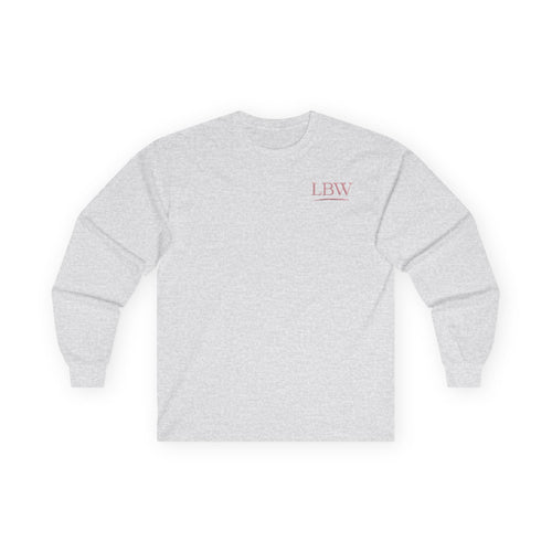 Illustrate Yourself Long Sleeve Tee — Minimal LBW Logo Cotton Shirt