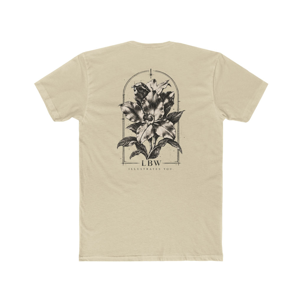 Floral Arch Tee — LBW Vintage Botanical Graphic T-Shirt