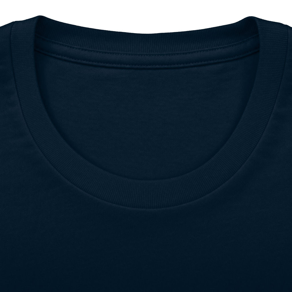 Classical Statue Graphic Tee — Subtle Beige Sculpture Chest & Back Print