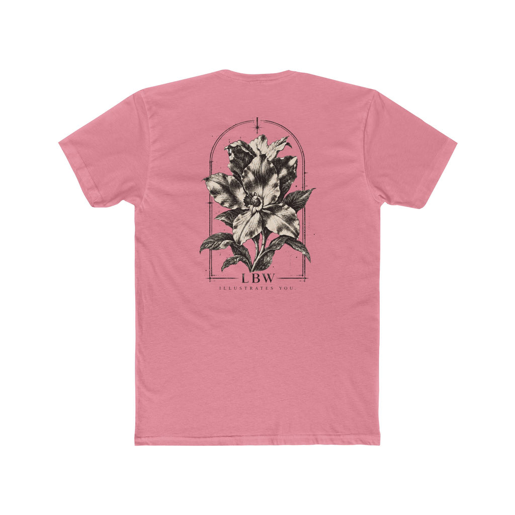 Floral Arch Tee — LBW Vintage Botanical Graphic T-Shirt