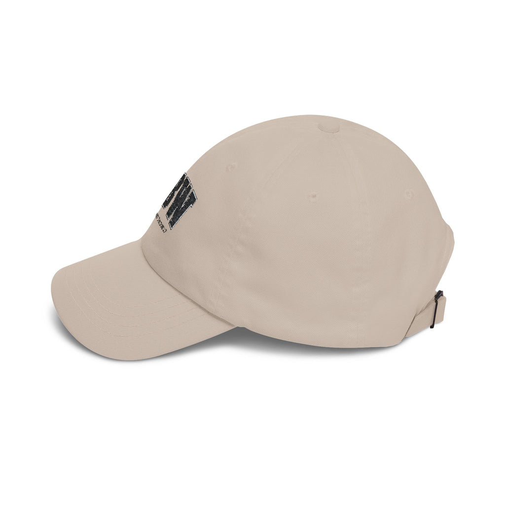 LBW Embroidered Dad Cap — Classic White Baseball Hat