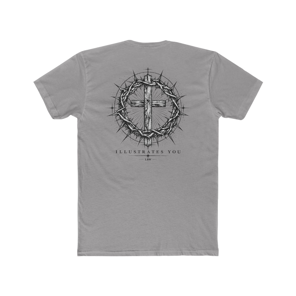 Christian Cross T-Shirt — Crown of Thorns Graphic Tee (ILLUSTRATES YOU)