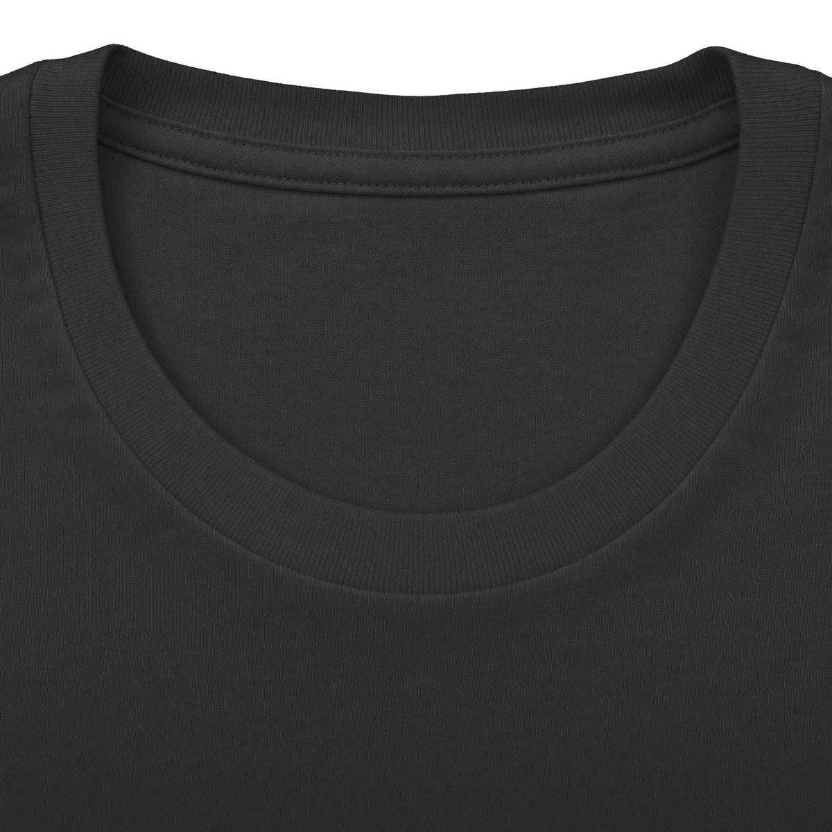 Classical Statue Graphic Tee — Subtle Beige Sculpture Chest & Back Print