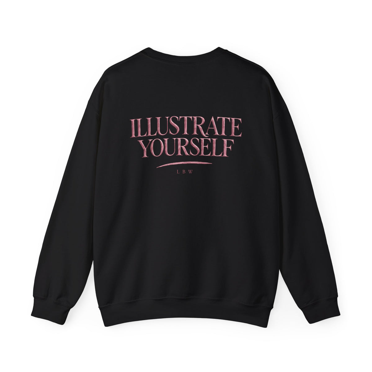 Illustrate Yourself Crewneck Sweatshirt – LBW Minimal Graphic Crew