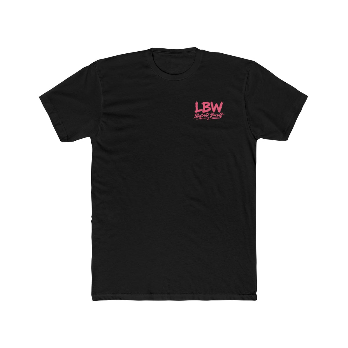 Illustrate Yourself T-Shirt — Artistic Girl Sketch Tee ("LBW")