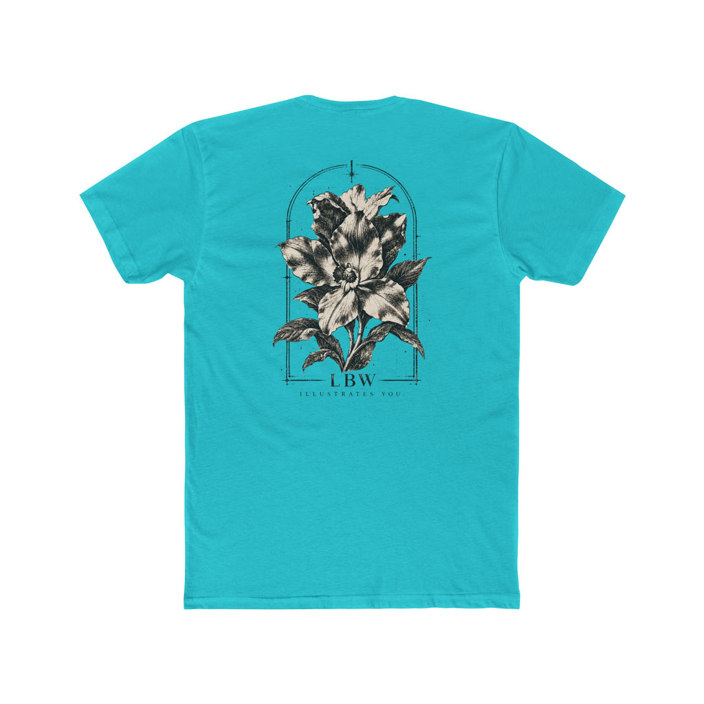 Floral Arch Tee — LBW Vintage Botanical Graphic T-Shirt