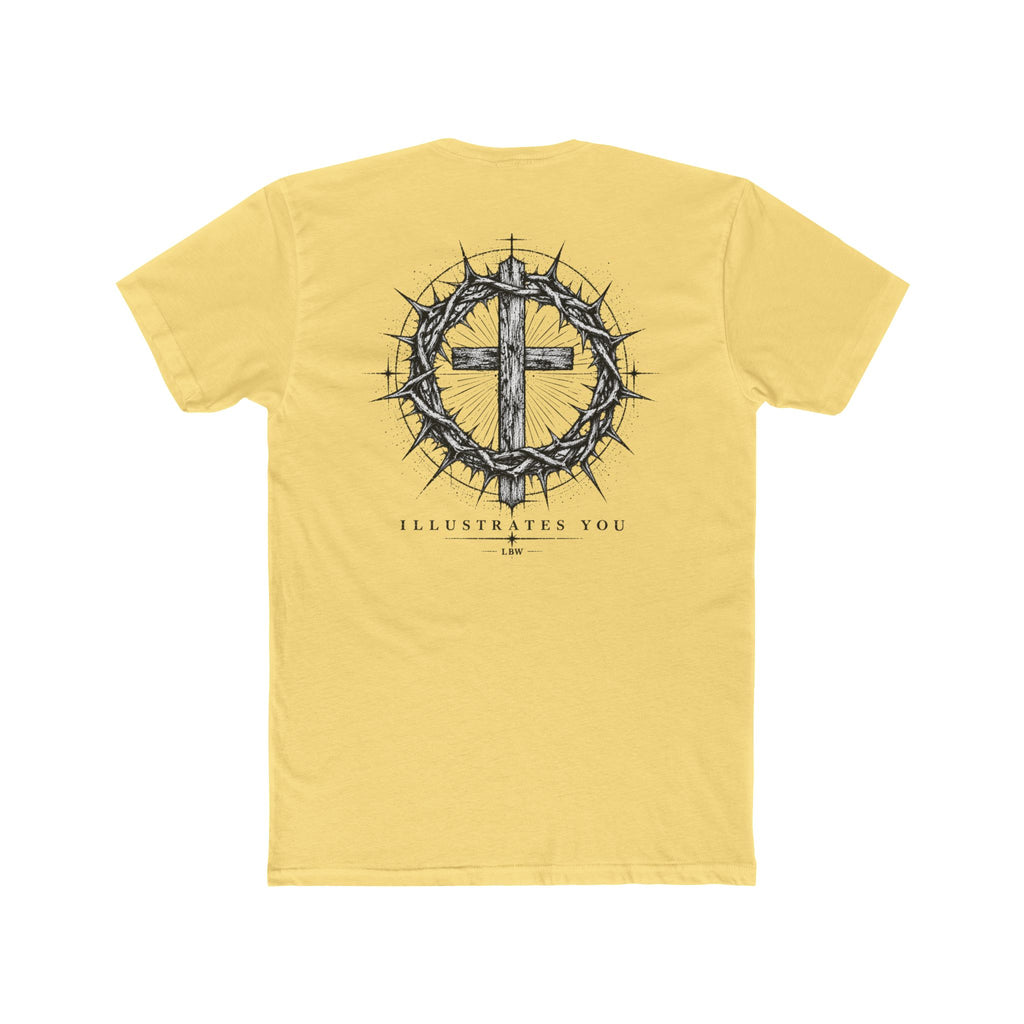 Christian Cross T-Shirt — Crown of Thorns Graphic Tee (ILLUSTRATES YOU)
