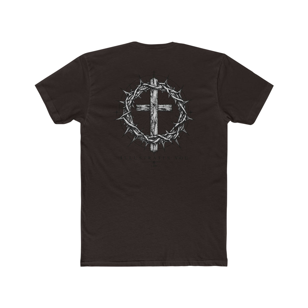 Christian Cross T-Shirt — Crown of Thorns Graphic Tee (ILLUSTRATES YOU)