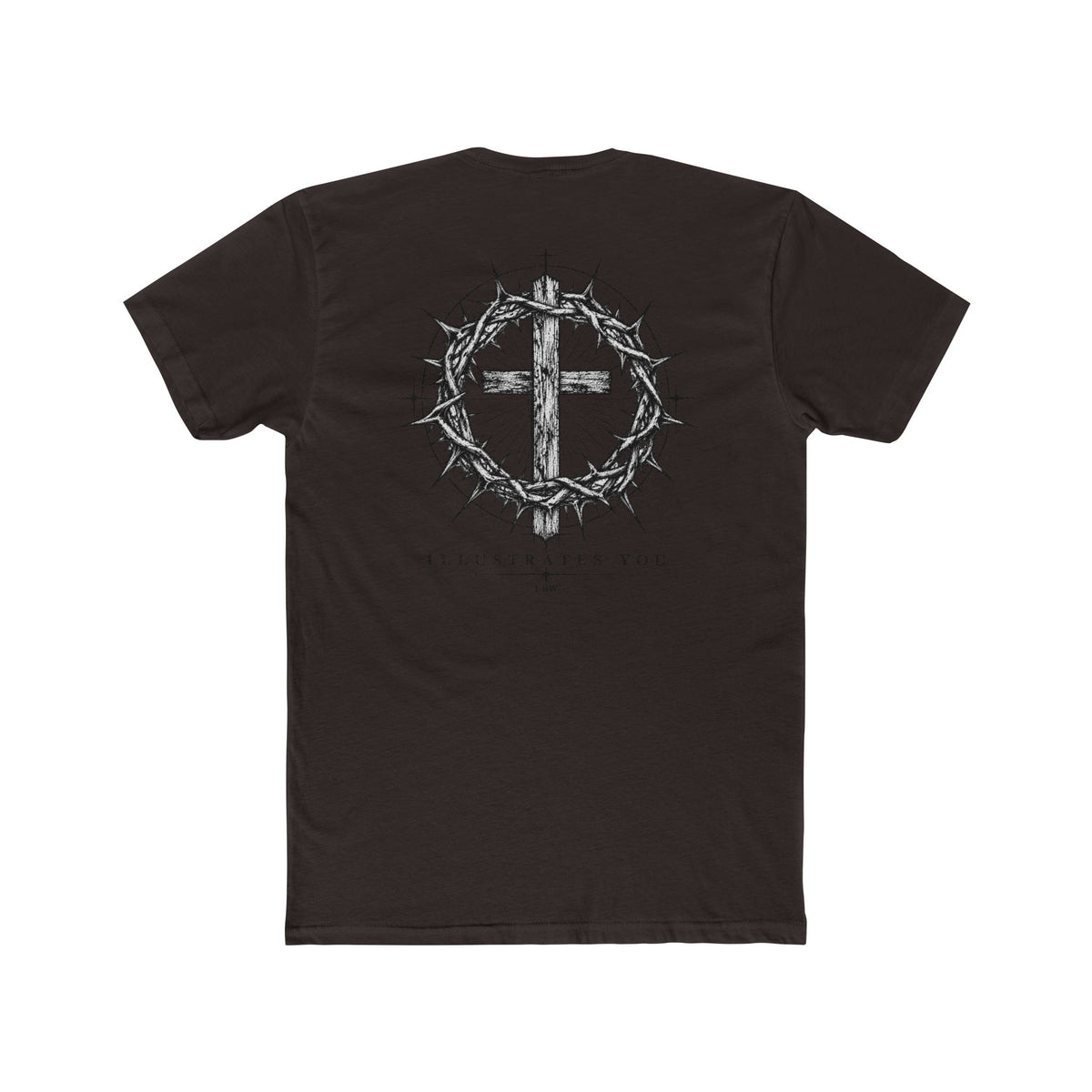 Christian Cross T-Shirt — Crown of Thorns Graphic Tee (ILLUSTRATES YOU)