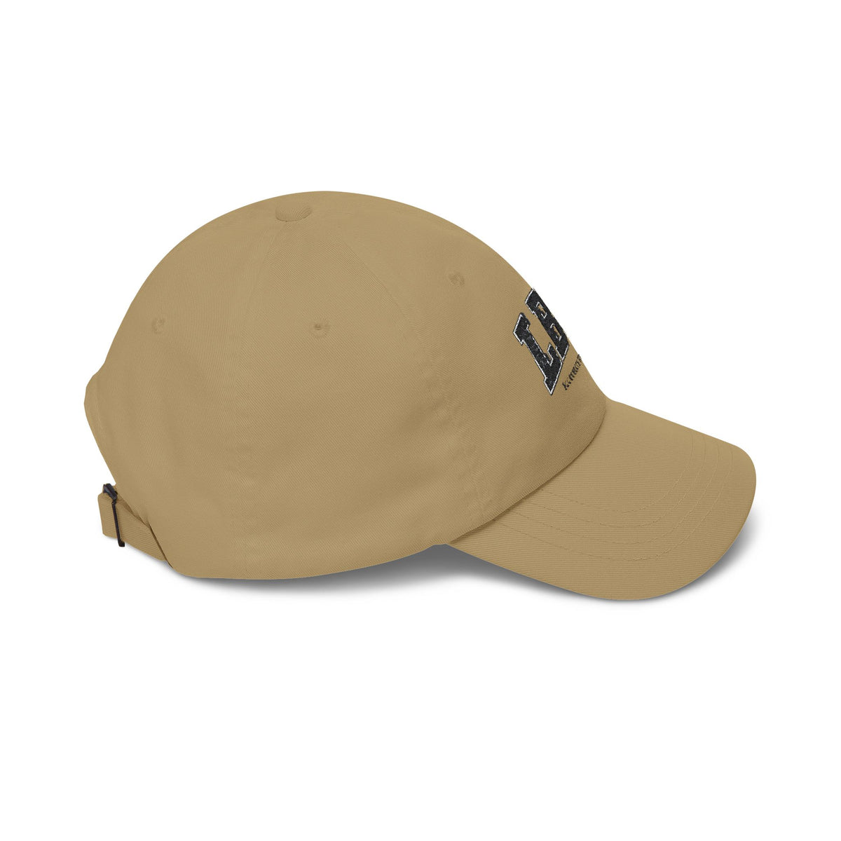 LBW Embroidered Dad Cap — Classic White Baseball Hat