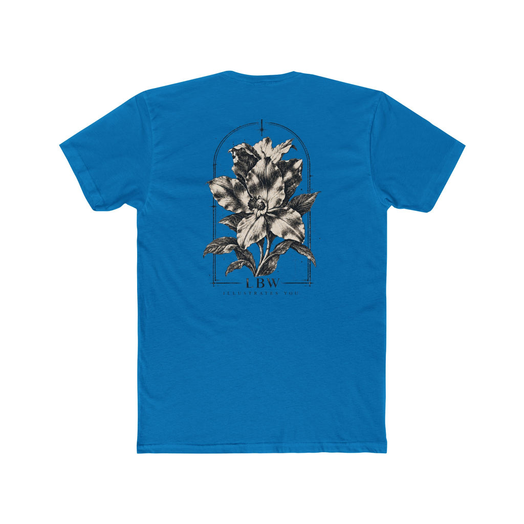 Floral Arch Tee — LBW Vintage Botanical Graphic T-Shirt