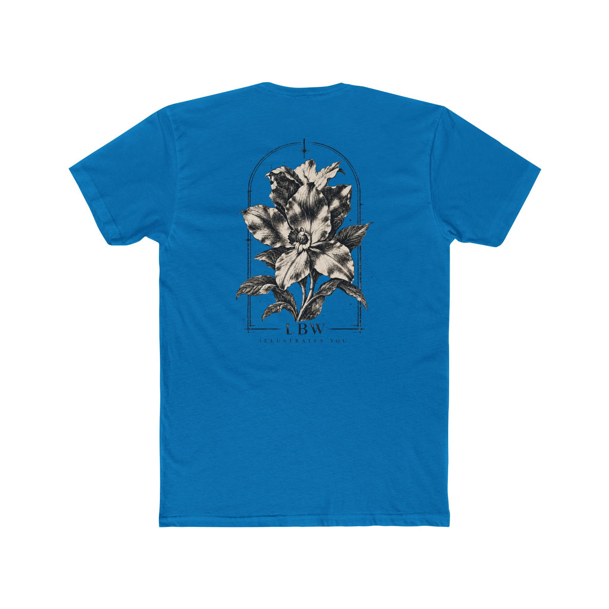 Floral Arch Tee — LBW Vintage Botanical Graphic T-Shirt