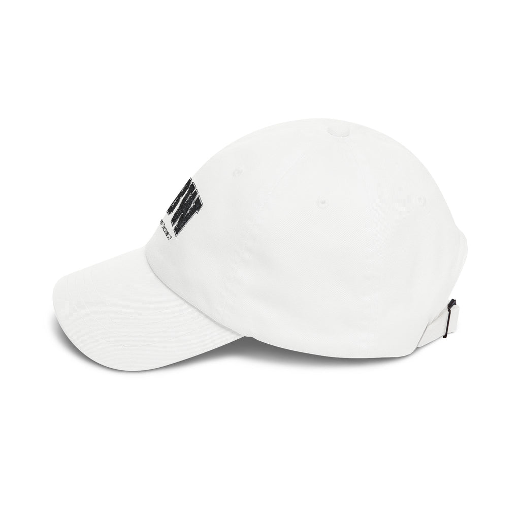 LBW Embroidered Dad Cap — Classic White Baseball Hat