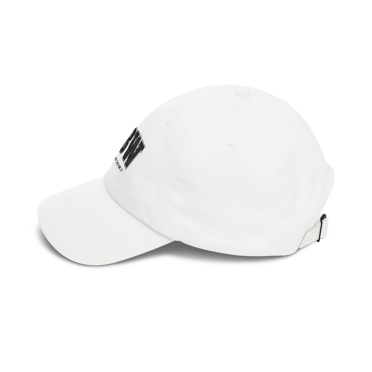LBW Embroidered Dad Cap — Classic White Baseball Hat