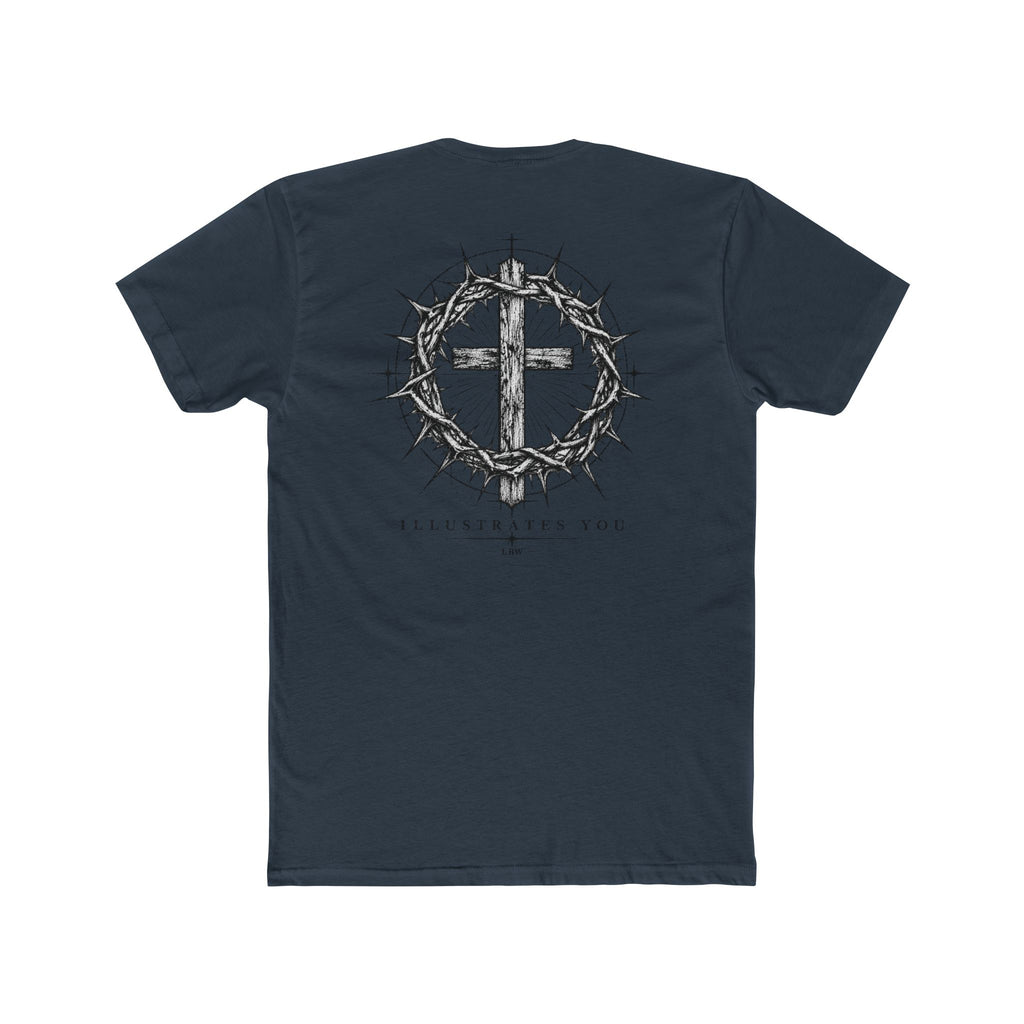 Christian Cross T-Shirt — Crown of Thorns Graphic Tee (ILLUSTRATES YOU)