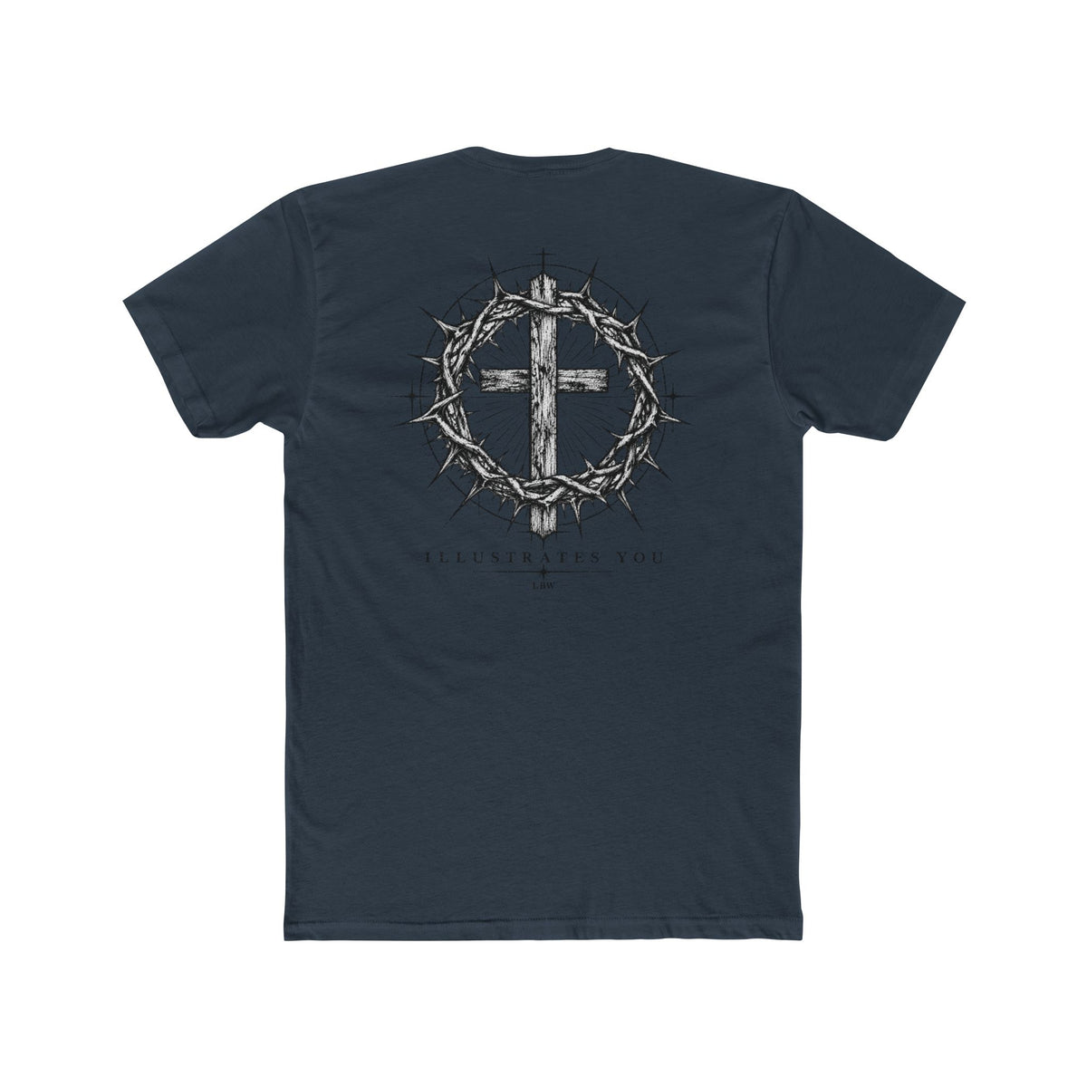Christian Cross T-Shirt — Crown of Thorns Graphic Tee (ILLUSTRATES YOU)
