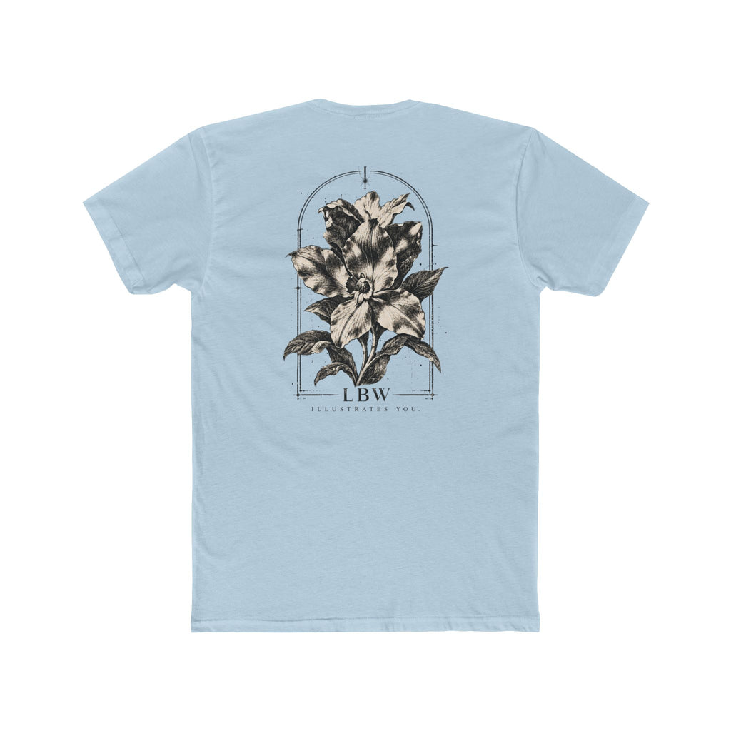 Floral Arch Tee — LBW Vintage Botanical Graphic T-Shirt