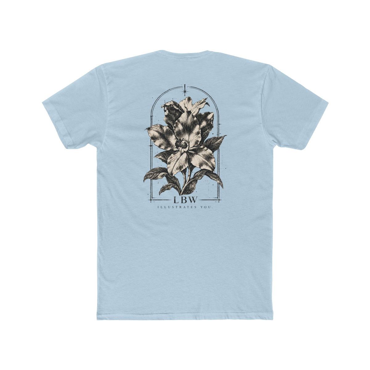 Floral Arch Tee — LBW Vintage Botanical Graphic T-Shirt
