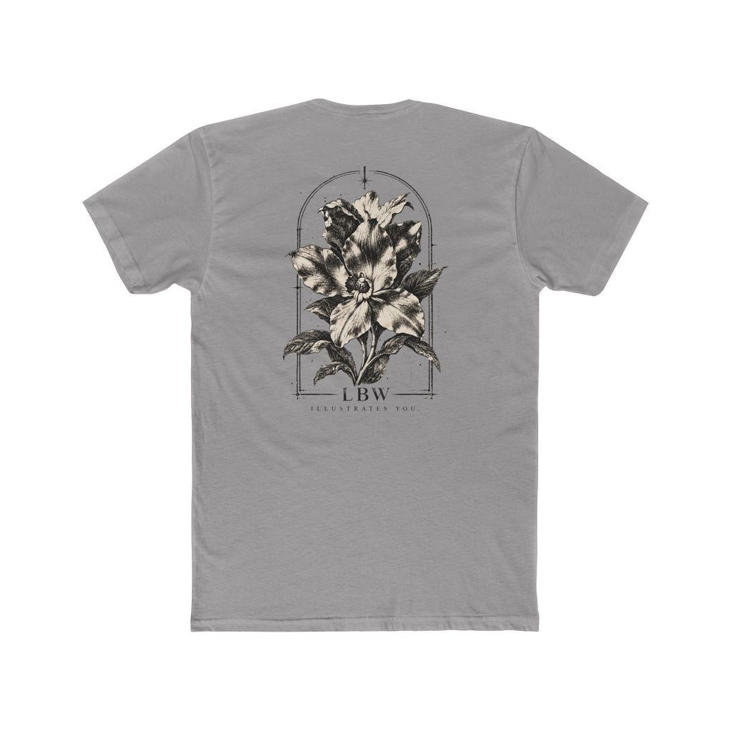 Floral Arch Tee — LBW Vintage Botanical Graphic T-Shirt