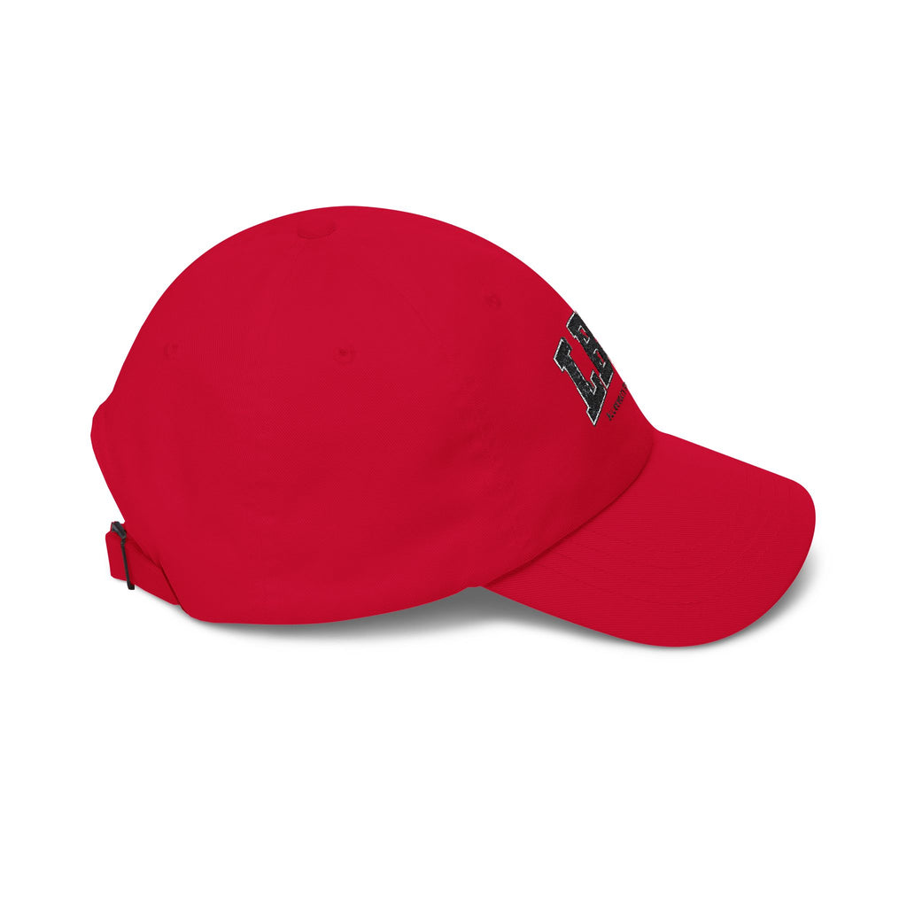 LBW Embroidered Dad Cap — Classic White Baseball Hat