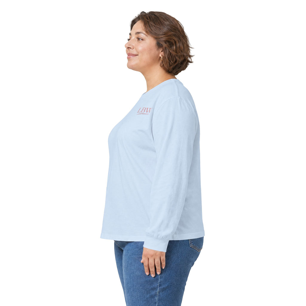 Illustrate Yourself Long Sleeve Tee — Minimal LBW Logo Cotton Shirt