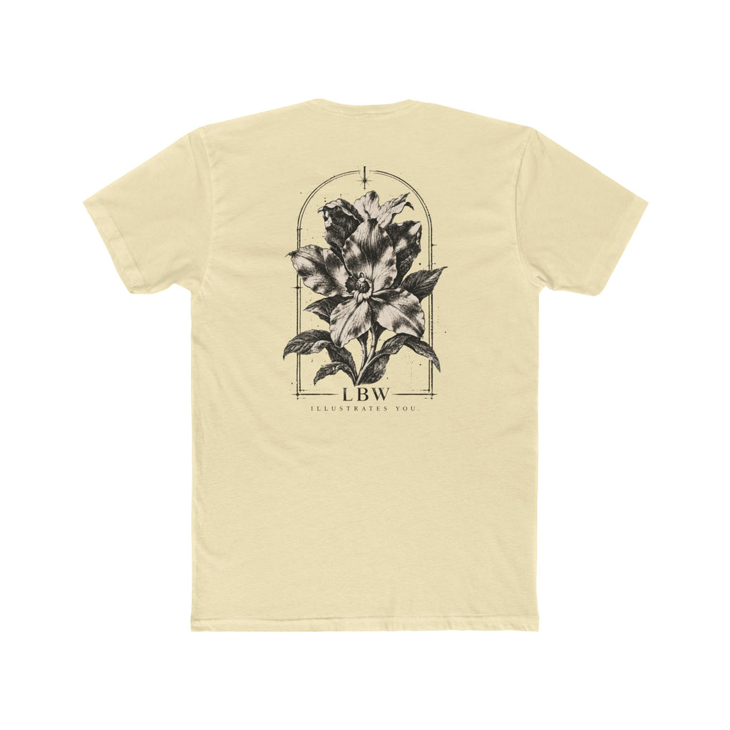 Floral Arch Tee — LBW Vintage Botanical Graphic T-Shirt