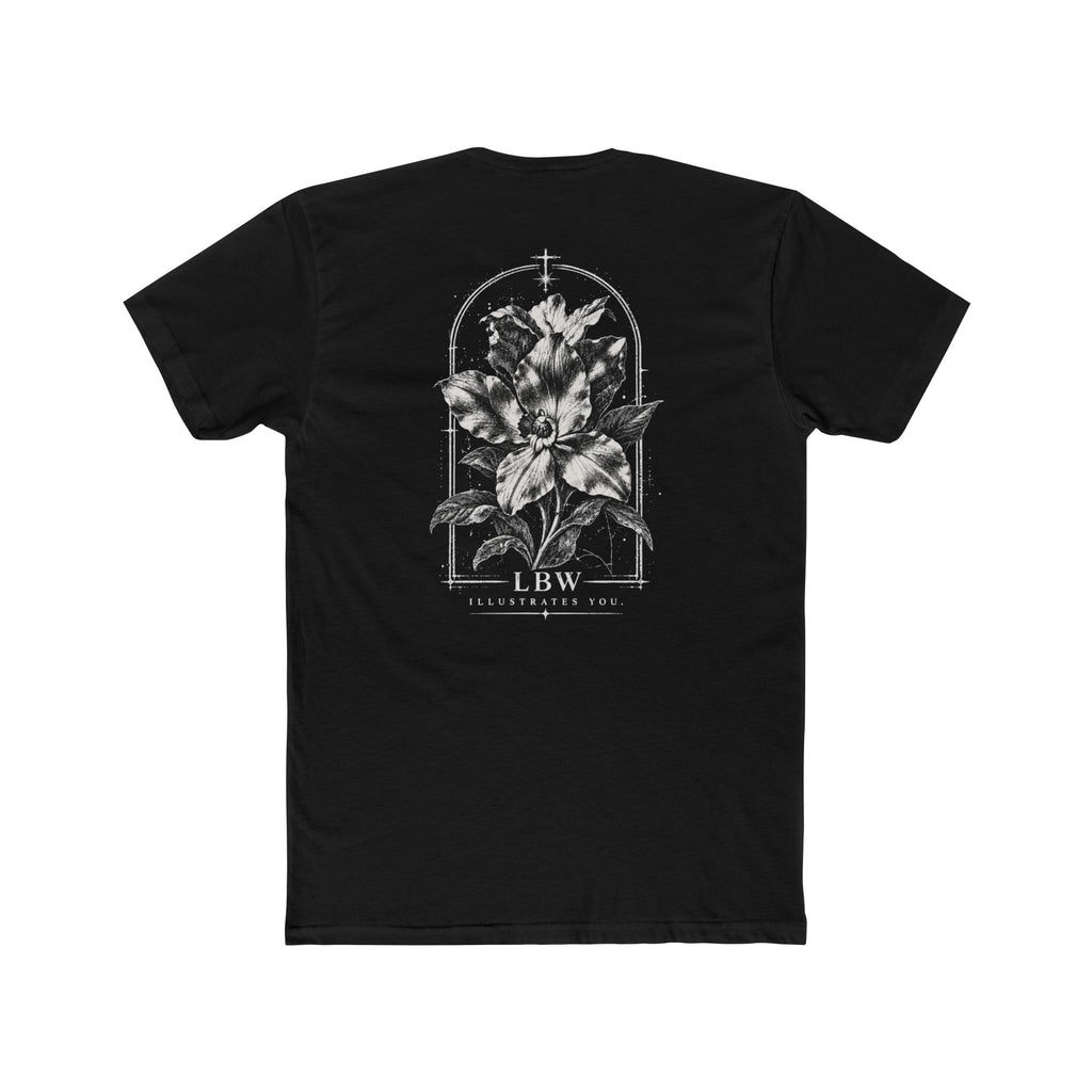 Floral Arch Tee — LBW Vintage Botanical Graphic T-Shirt