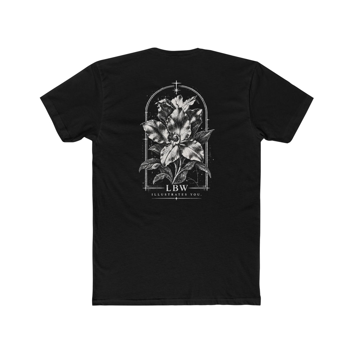 Floral Arch Tee — LBW Vintage Botanical Graphic T-Shirt