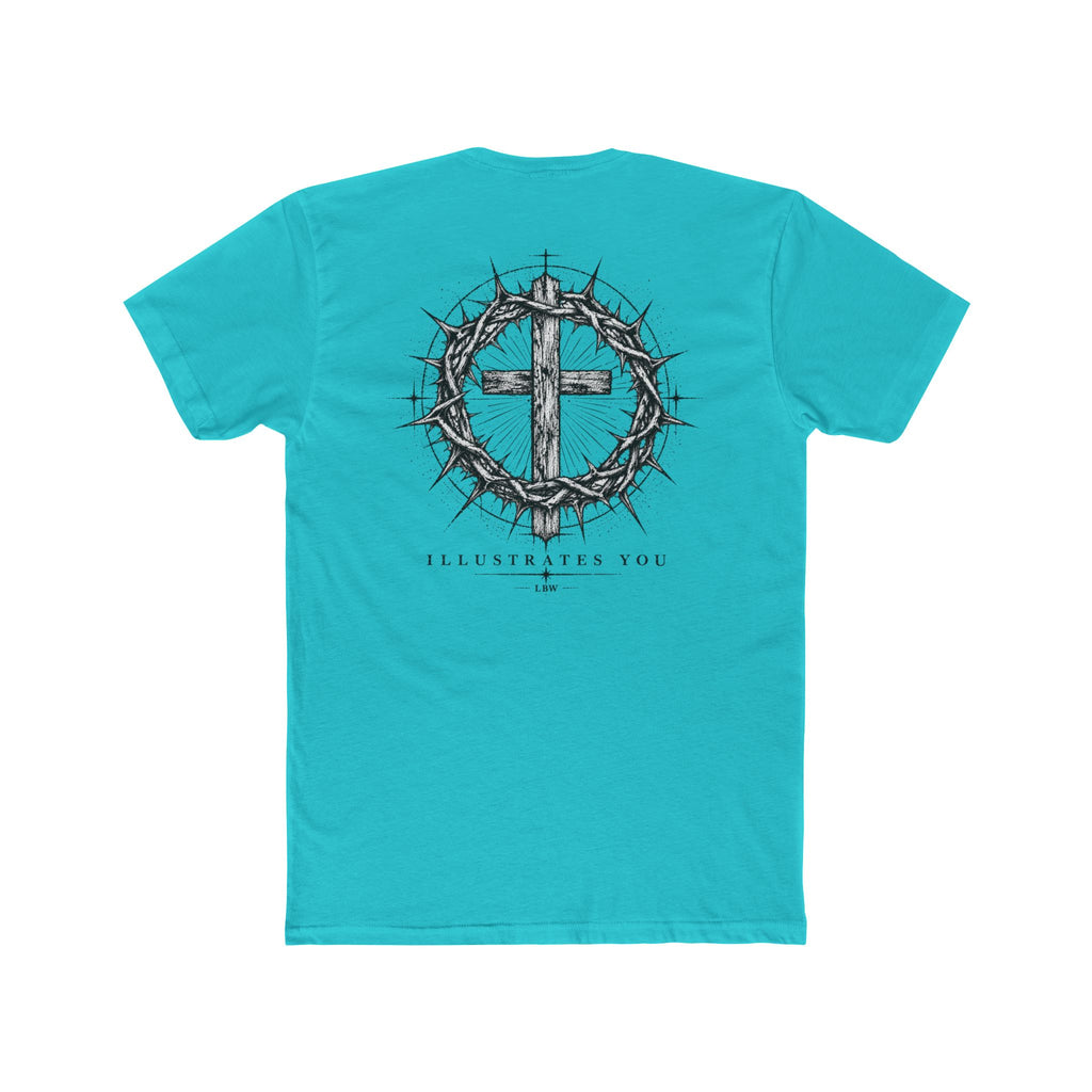 Christian Cross T-Shirt — Crown of Thorns Graphic Tee (ILLUSTRATES YOU)