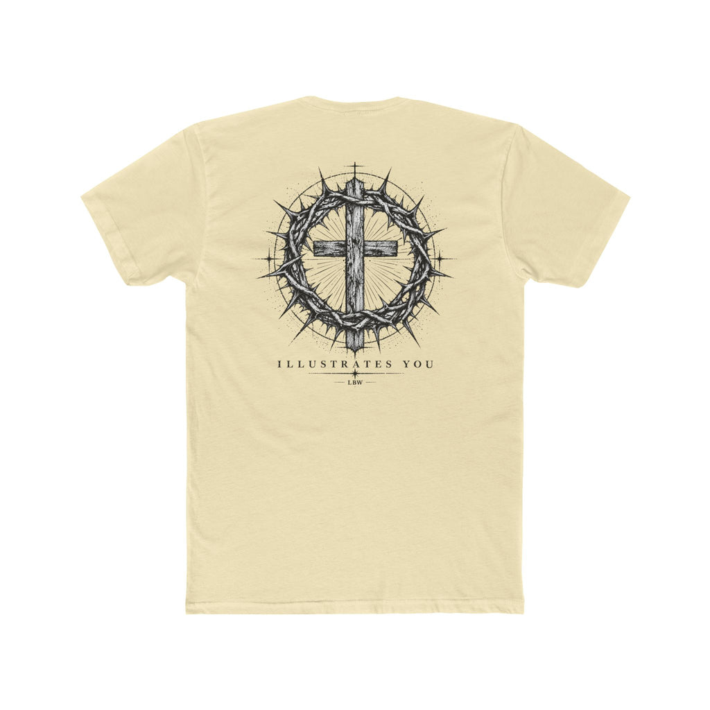 Christian Cross T-Shirt — Crown of Thorns Graphic Tee (ILLUSTRATES YOU)