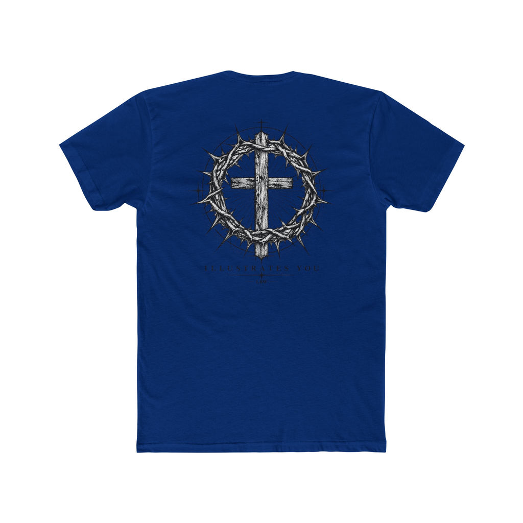 Christian Cross T-Shirt — Crown of Thorns Graphic Tee (ILLUSTRATES YOU)