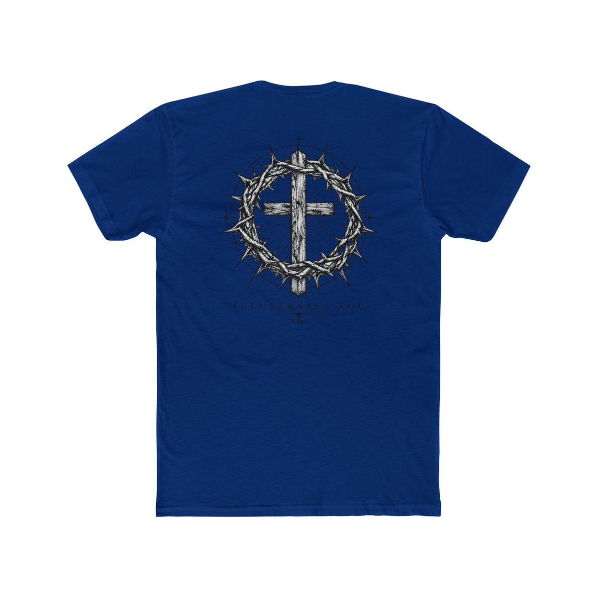 Christian Cross T-Shirt — Crown of Thorns Graphic Tee (ILLUSTRATES YOU)