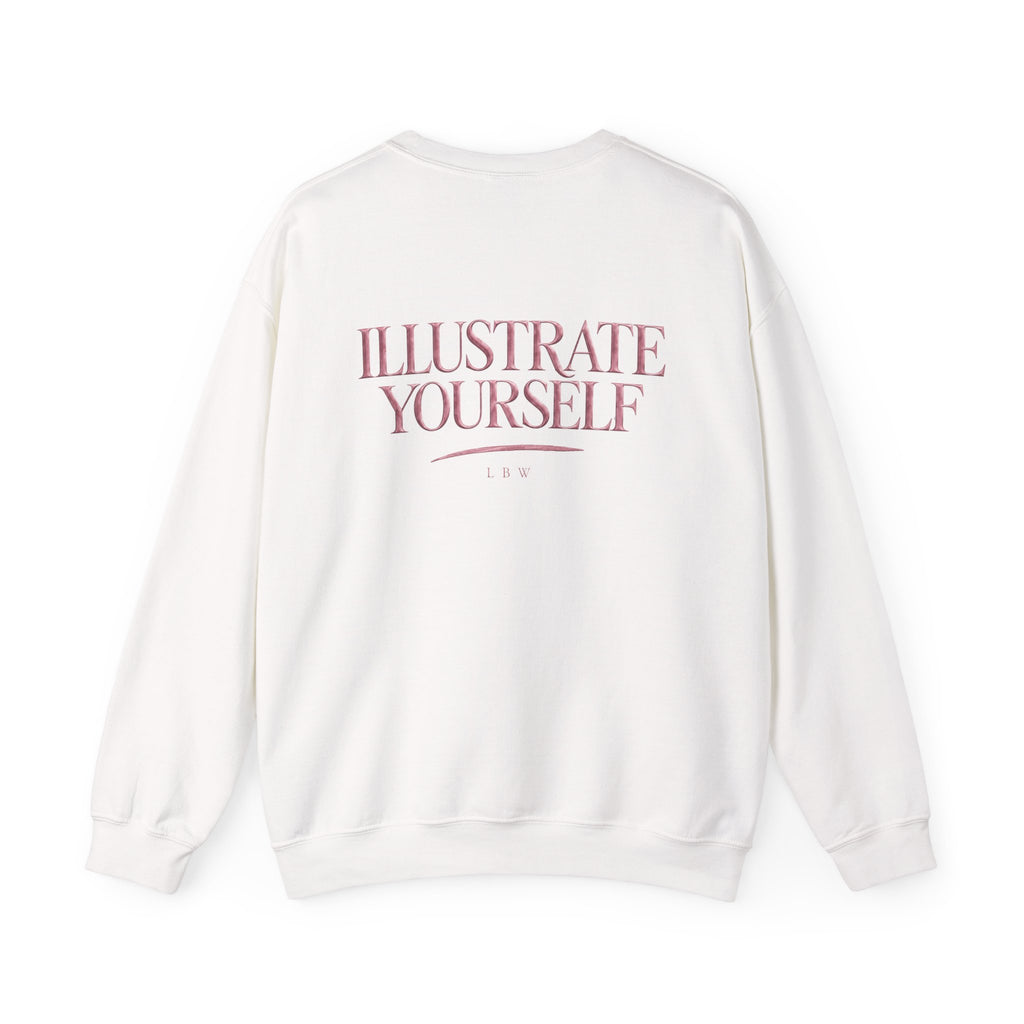 Illustrate Yourself Crewneck Sweatshirt – LBW Minimal Graphic Crew