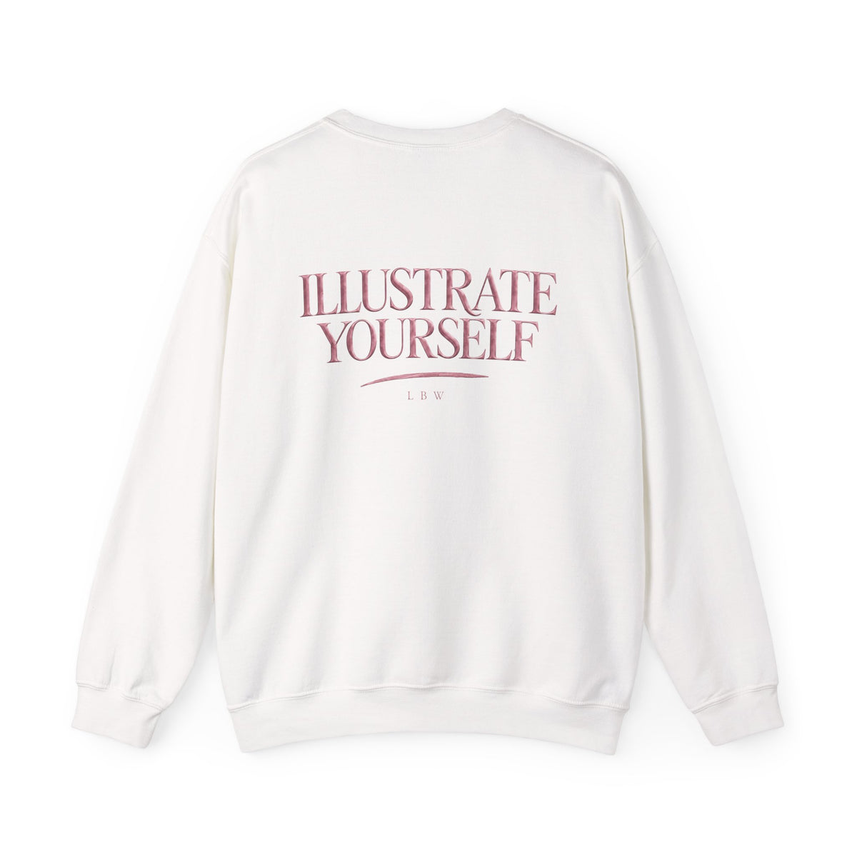 Illustrate Yourself Crewneck Sweatshirt – LBW Minimal Graphic Crew
