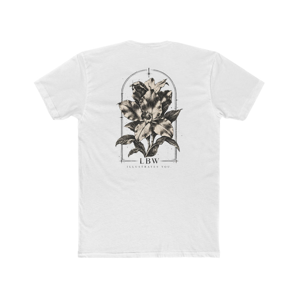 Floral Arch Tee — LBW Vintage Botanical Graphic T-Shirt