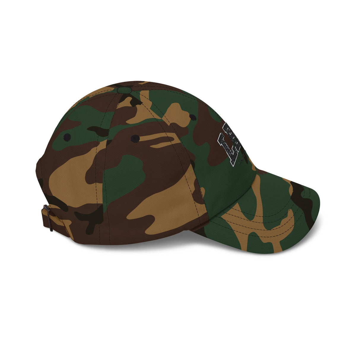 LBW Embroidered Dad Cap — Classic White Baseball Hat