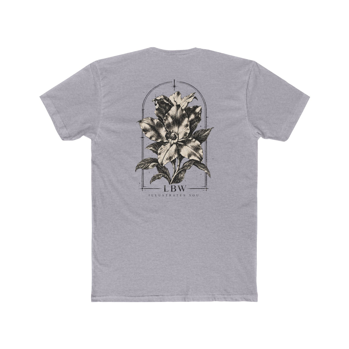 Floral Arch Tee — LBW Vintage Botanical Graphic T-Shirt